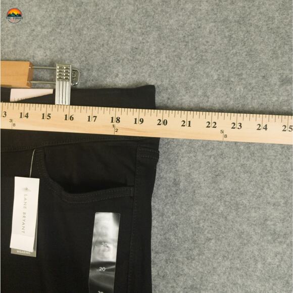 NWT Lane Bryant Jegging Jeans Black High Rise Stretch Pockets Women's Plus Sz 20 - Picture 5 of 10